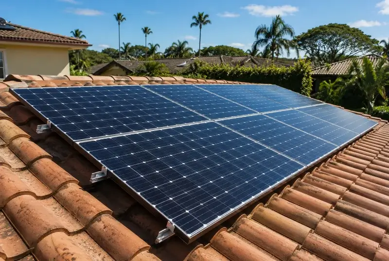 Installation de panneaux solaires à Mens